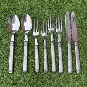 Vintage Arte Italica Marinoni Place Setting 8 Italian Artisan Flatware